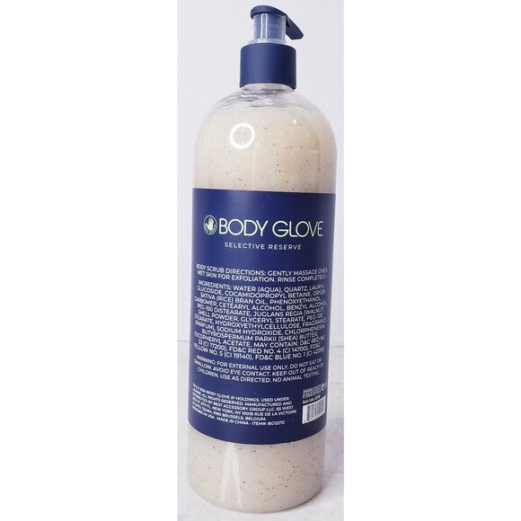 NEW BODY GLOVE Exfoliating Body Scrub for Men Sandlewood Exotic Cedar 33.8 fl oz - Picture 2 of 3